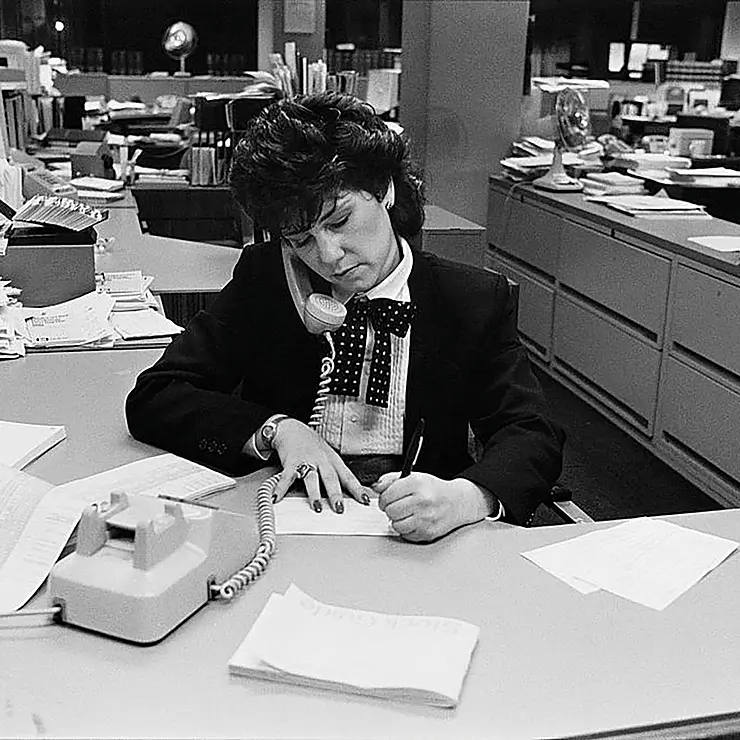 MARILYN NECKES, A STOCKBROKER FOR LF ROTHSCHILD IN NEW YORK CITY IN 1984