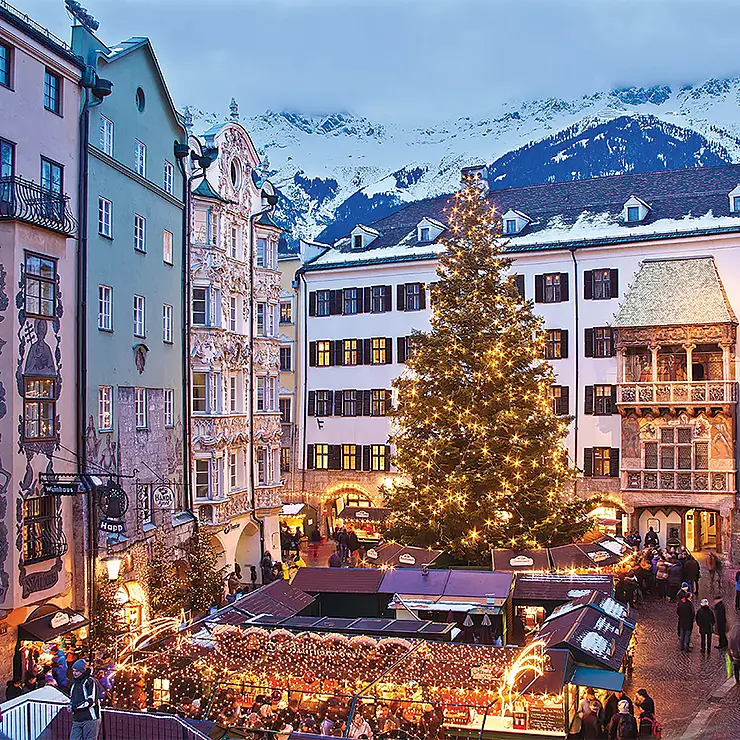 CHRISTMAS MARKET IN INNSBRUCK, AUSTRIA