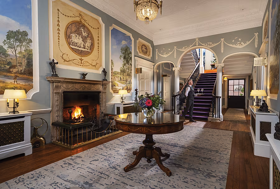 Mount-Juliet-Hallway-with-Fireplace-copy