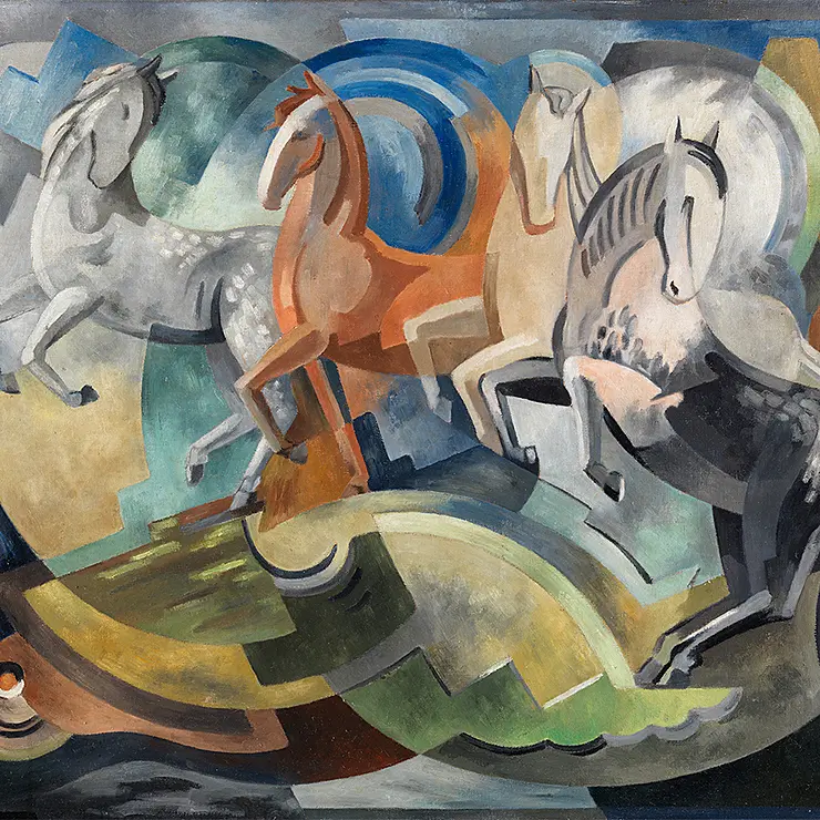 Mainie Jellett, Achill Horses. All images: National Gallery of Ireland