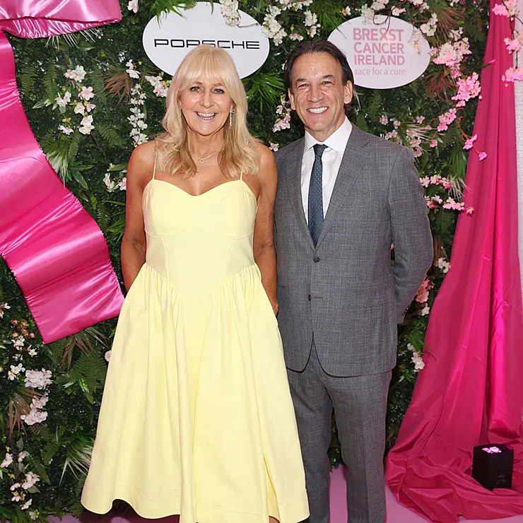 Miriam O'Callaghan and Professor Arnie Hill