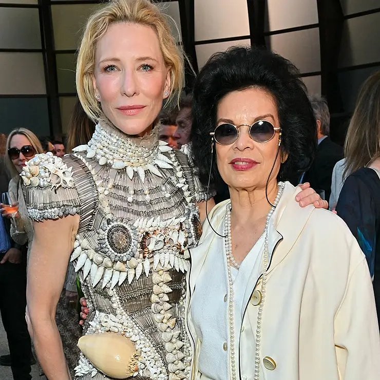 Cate Blanchett and Bianca Jagger