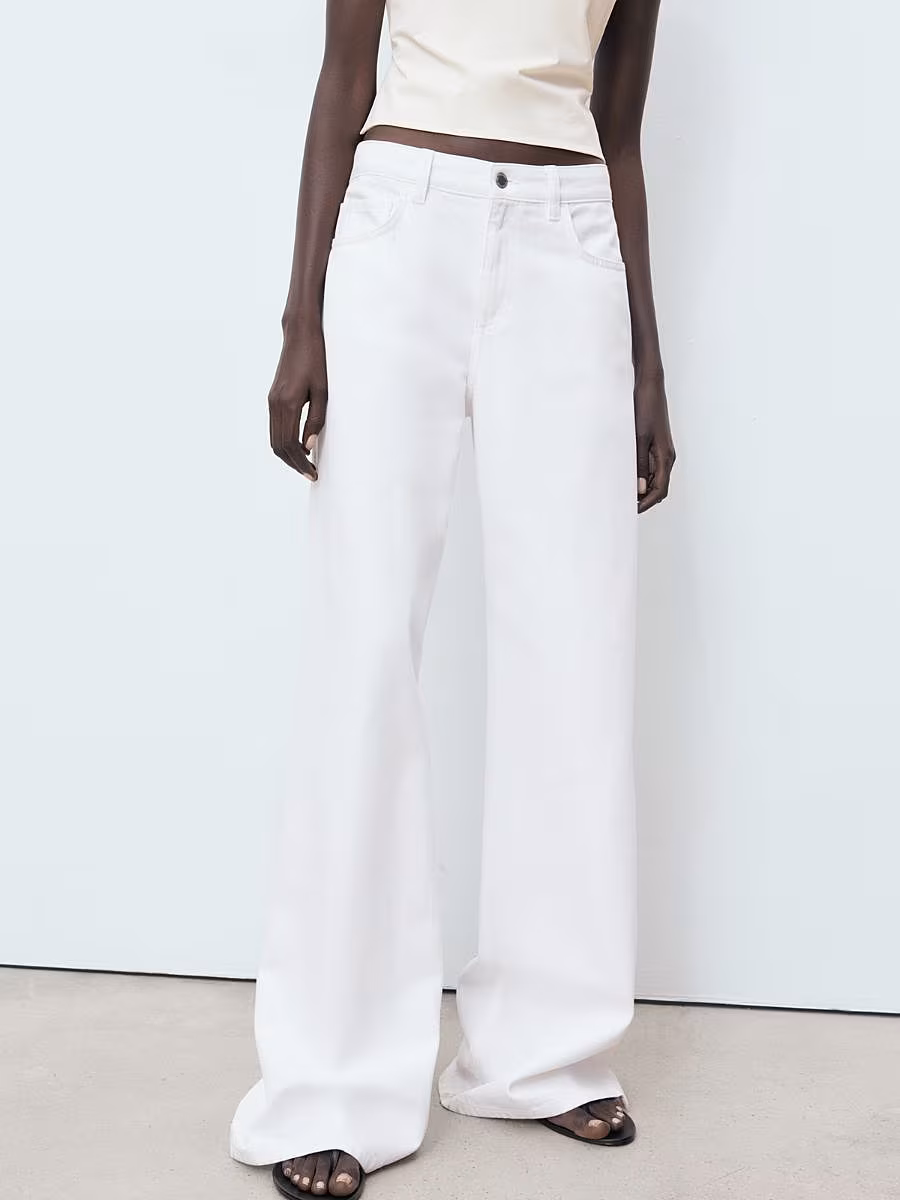 best-white-jeans-Mango