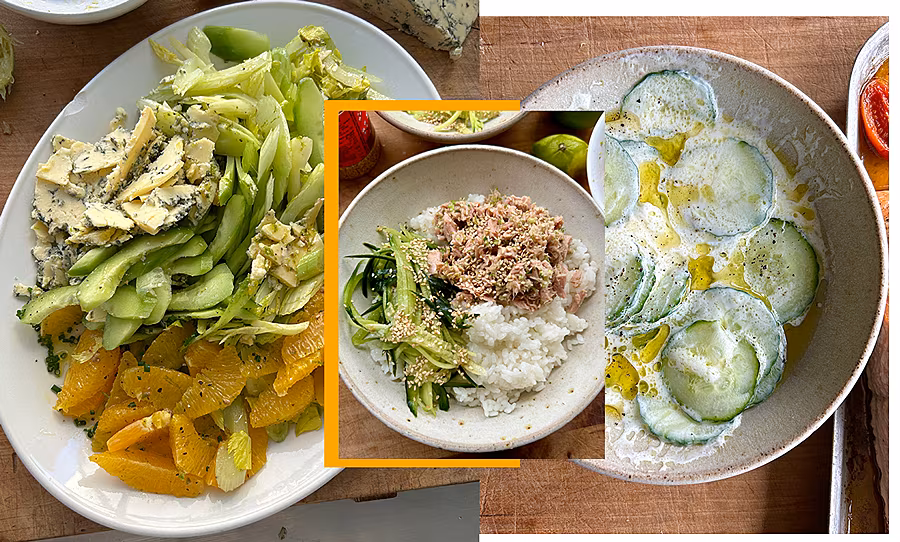 Cucumbers---collage