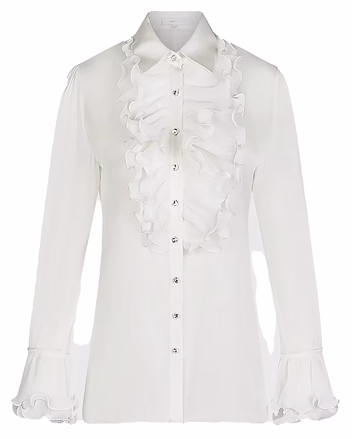 ANNE-FONTAINE-Lorraine-Shirt--White-Long-Sleeve-Shirt-With-Double-Ruffle-Placket-&-Cuffs-Featuring-Crystal-Buttons-1