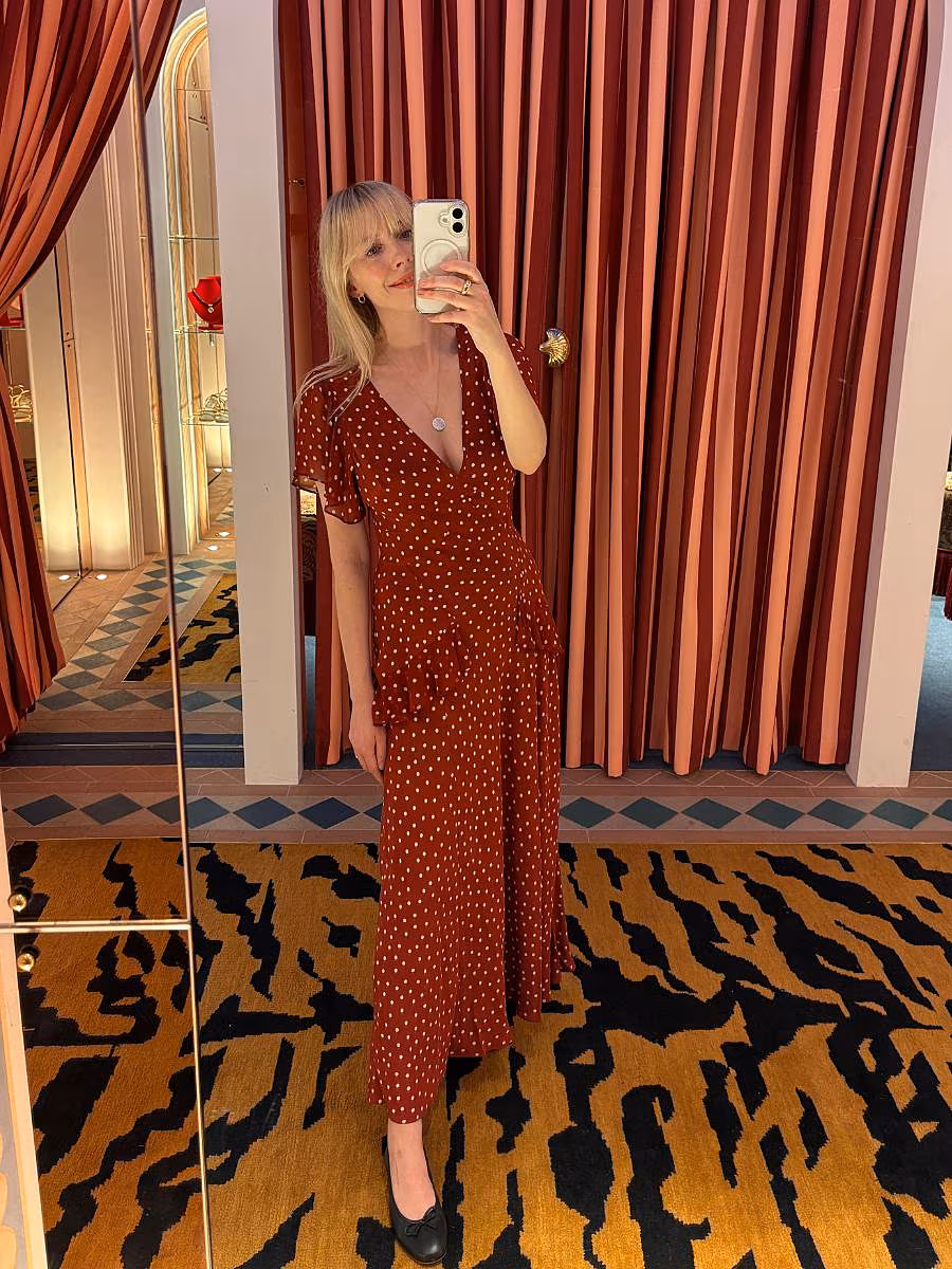 Rixo-AW25-try-on-autumn-dresses-4