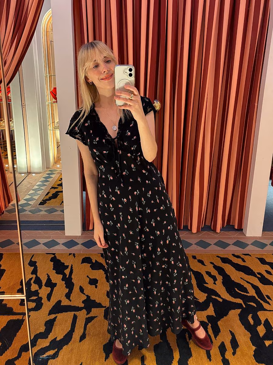 Rixo-AW25-try-on-autumn-dresses-7
