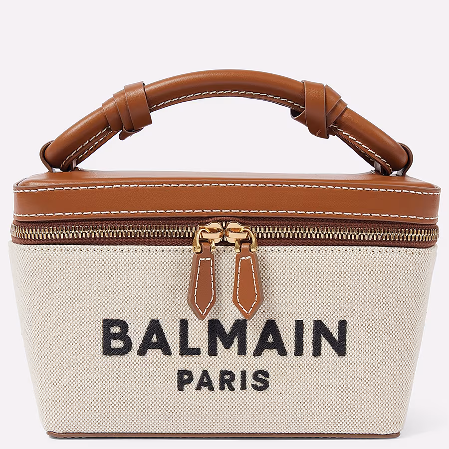BALMAIN-B-ARMY-LEATHER-TRIMMED-CANVAS-MAKEUP-BAG-1-2
