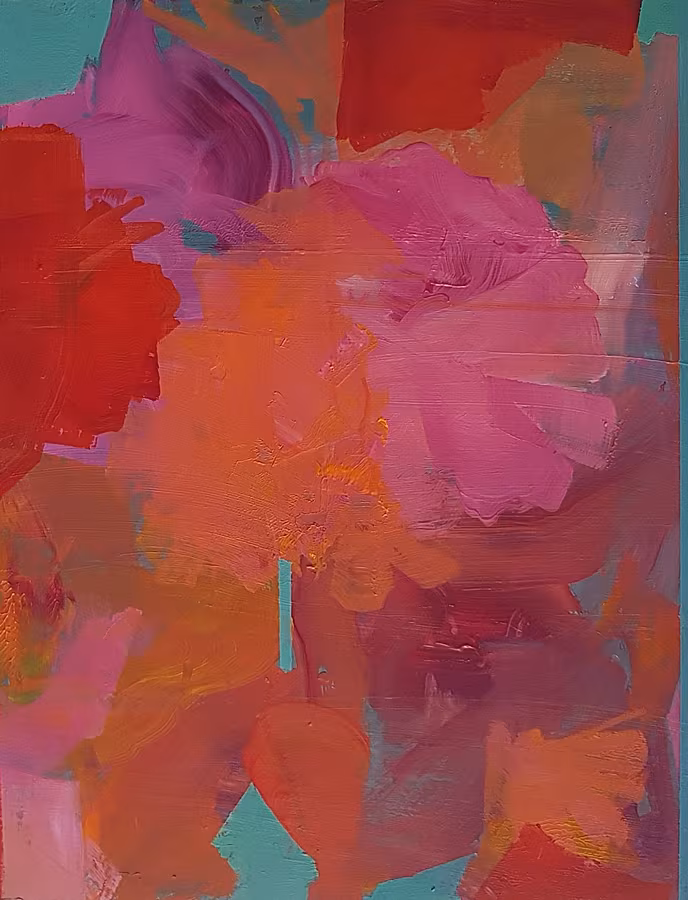 Julie-Cusack,-Heartspill-2024,-50-X-40-cm,-acrylic-on-wood-panel