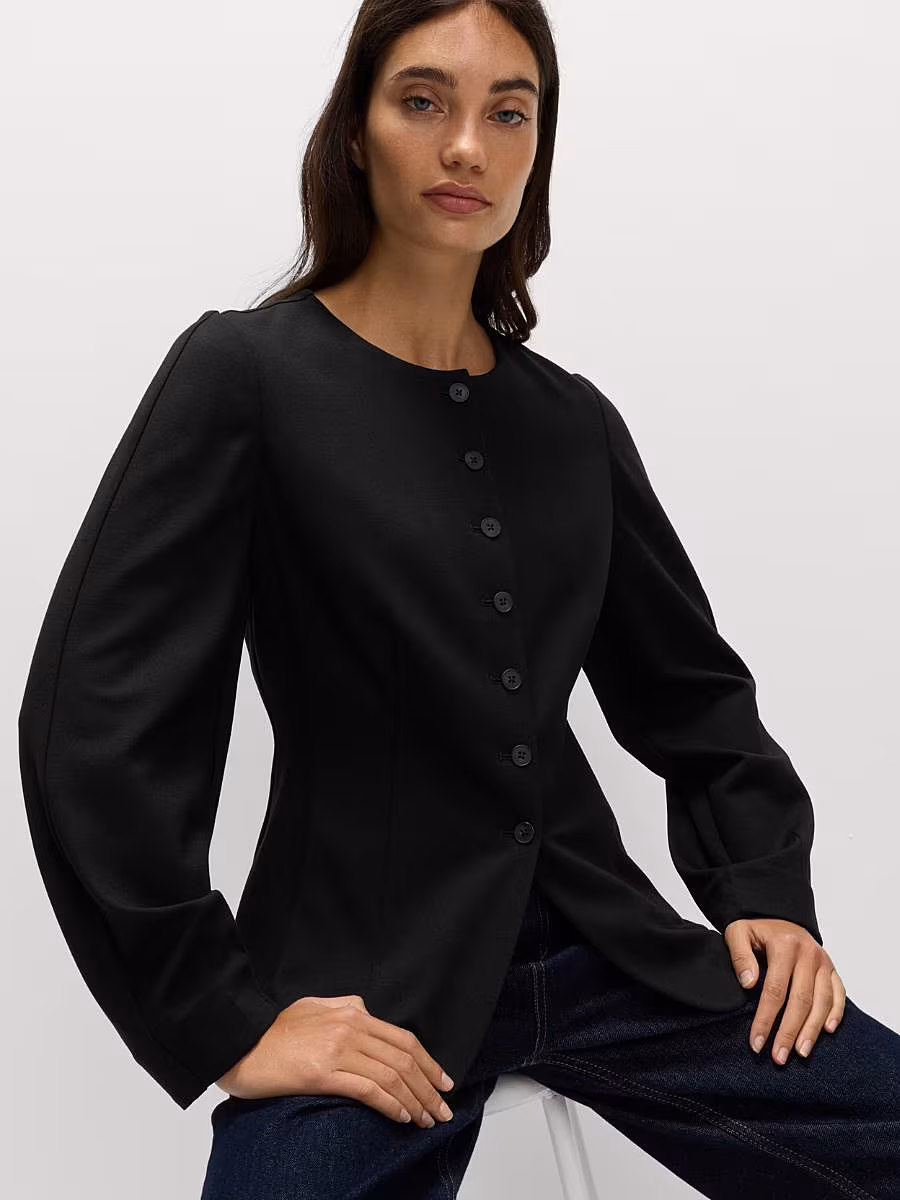 collarless-blazers-trend-Marks-&-Spencer