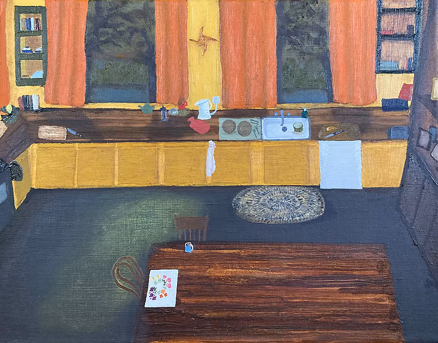 For-Deb,-Oil-on-linen-panel,-27x35cm,-2025
