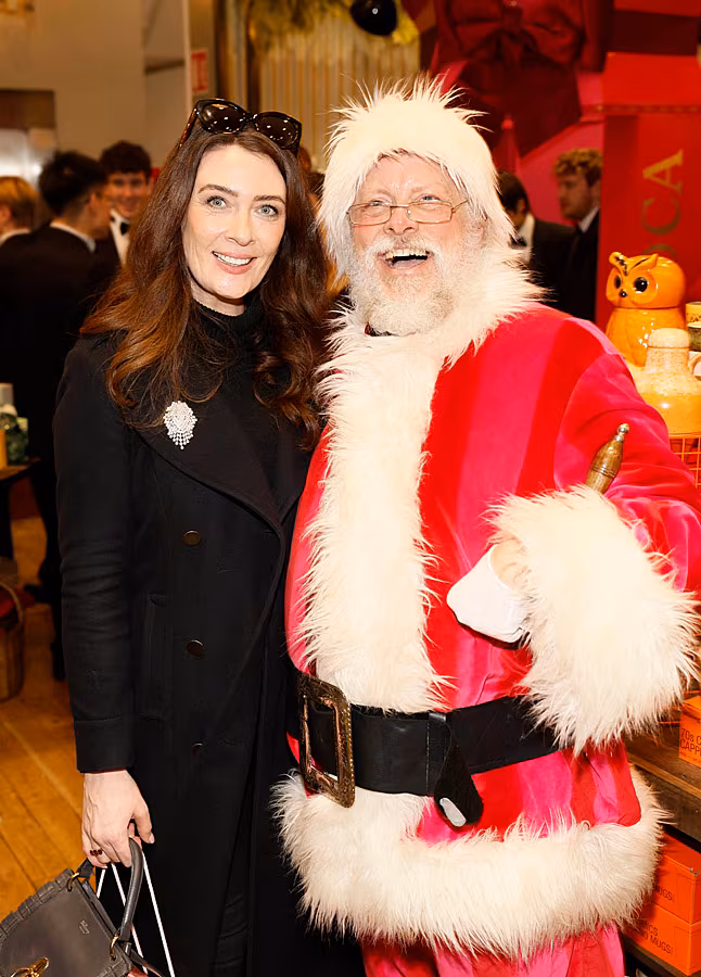 Laura Jayne Halton and Santa