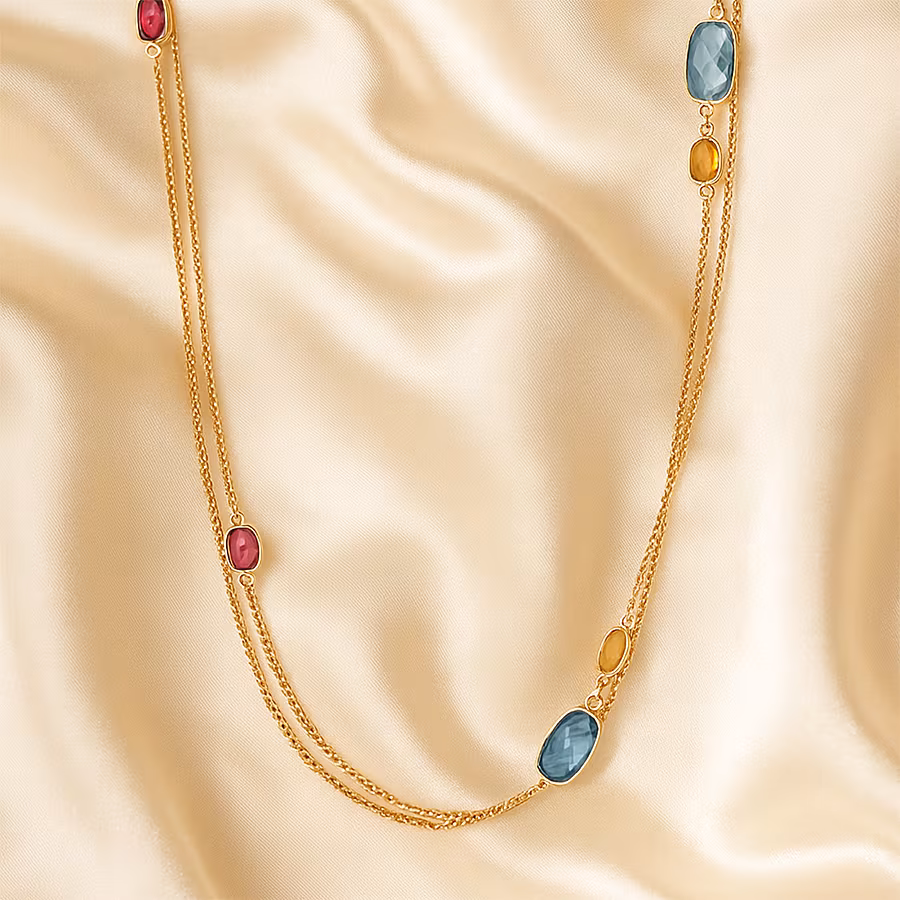 Watercolour-Gemstone-Necklace-(35-inch-chain)