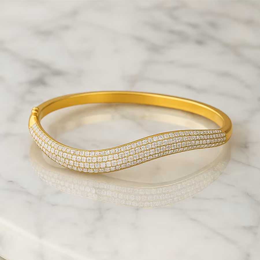 Wave-bangle