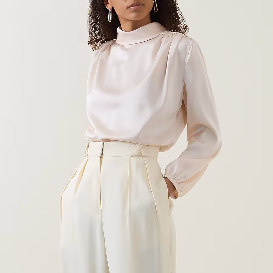 satin-high-neck-blouse-Caroline-Kilkenny