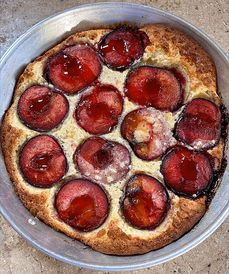 Clafoutis---plums