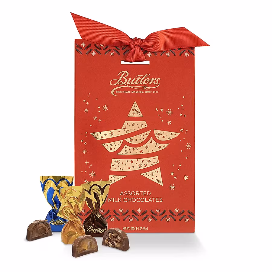 Red Luxury Chocolate Truffles Pouch