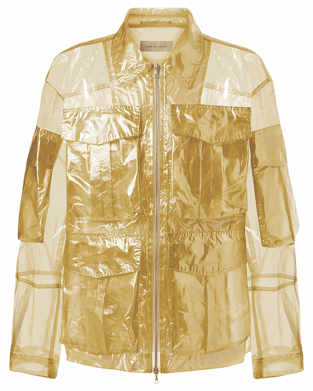 Dries Van Noten Transparent technical jacket