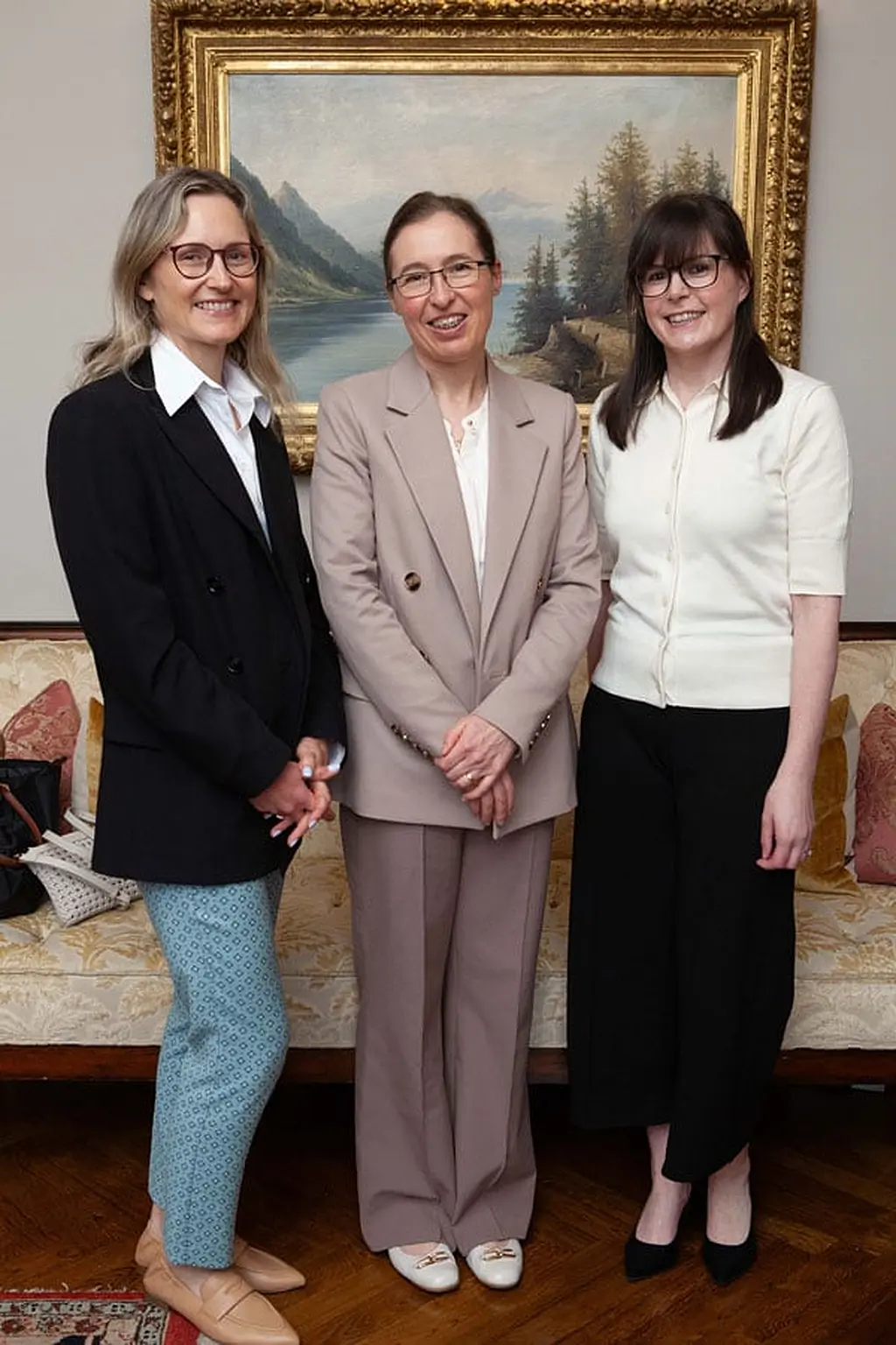 Marianne Haslette, Elisabeth Lawlor and Tara Cunningham