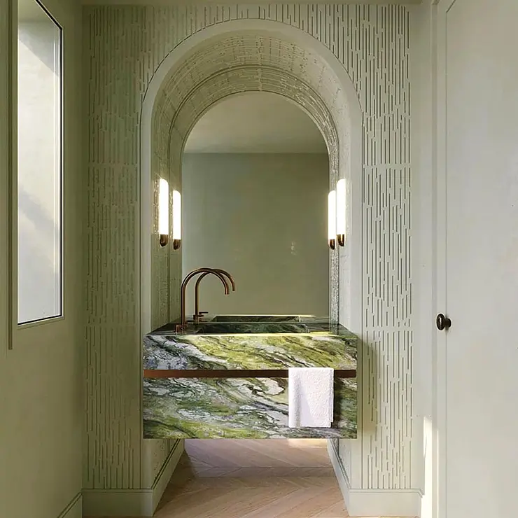 ABC Stone Connemara marble sink by Italian architect Marianna Fiorin