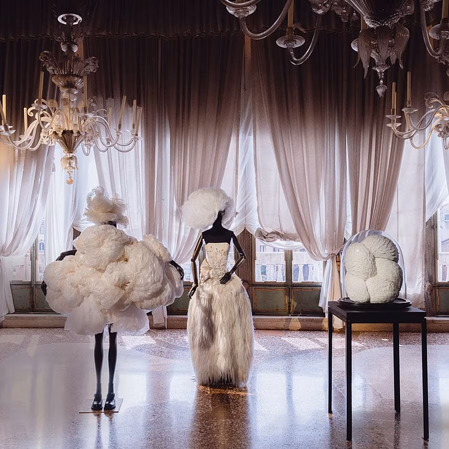 Dries Van Noten - dresses on mannequins