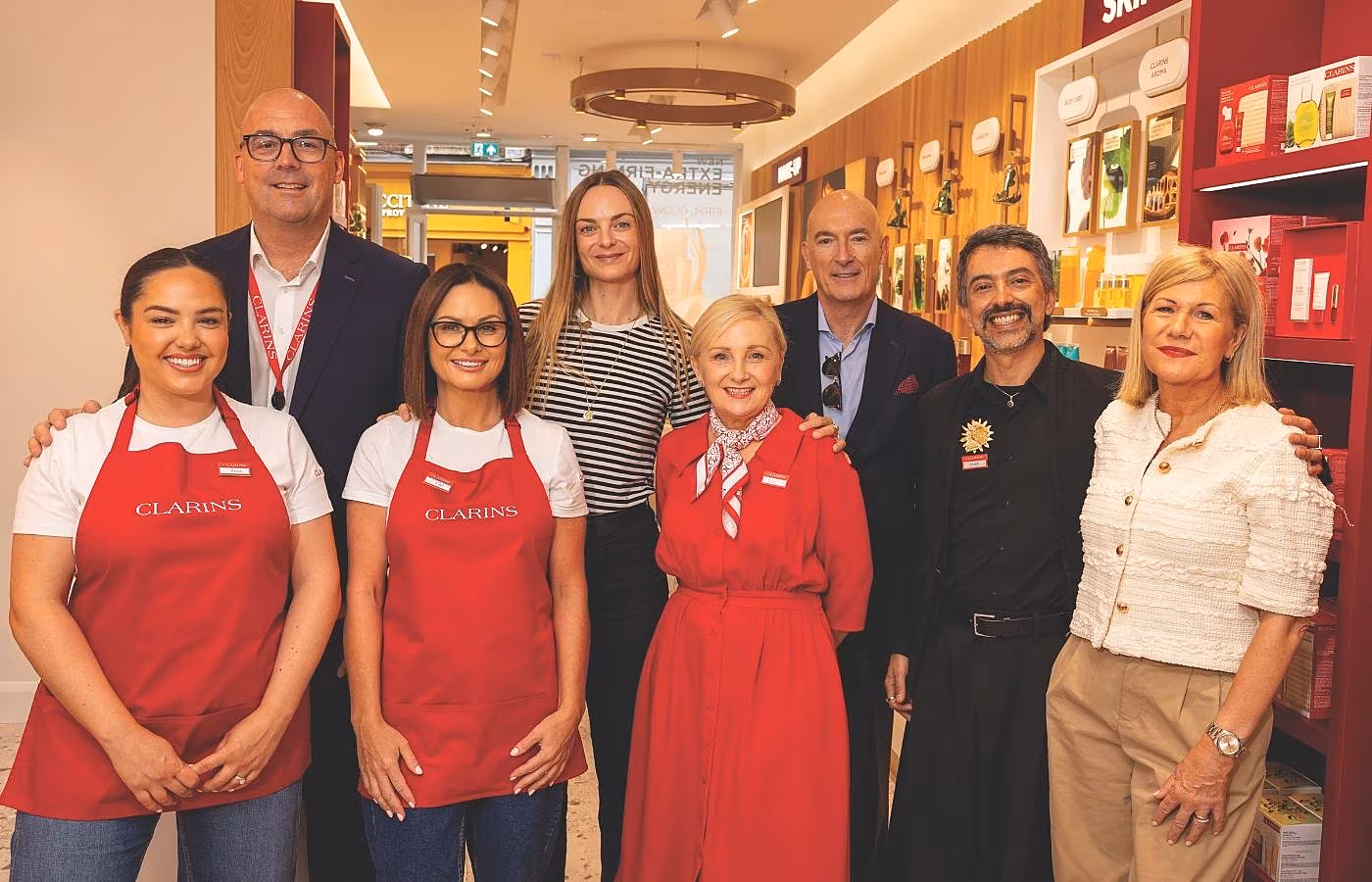 Clarins team