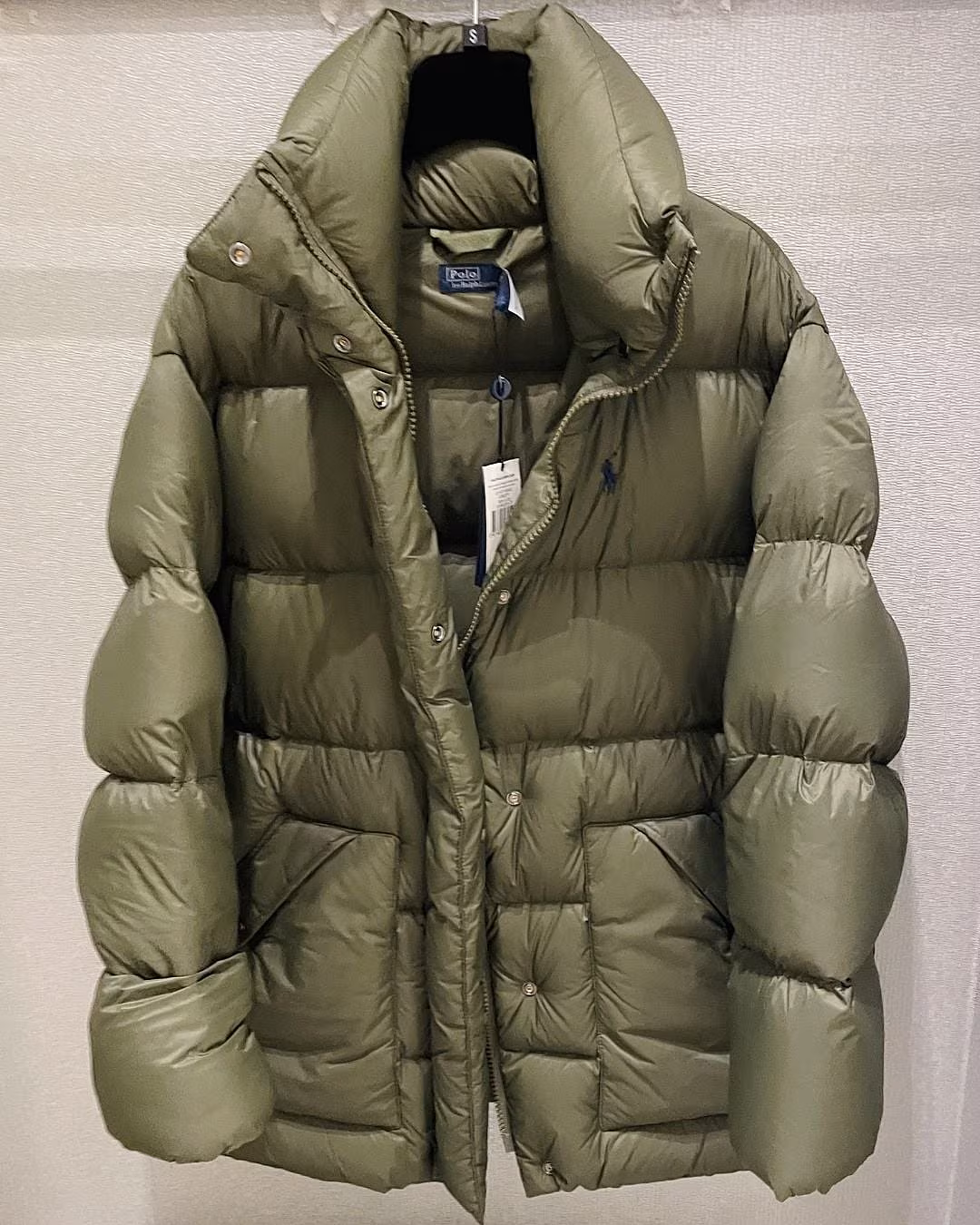 Ralph Lauren olive Puffa