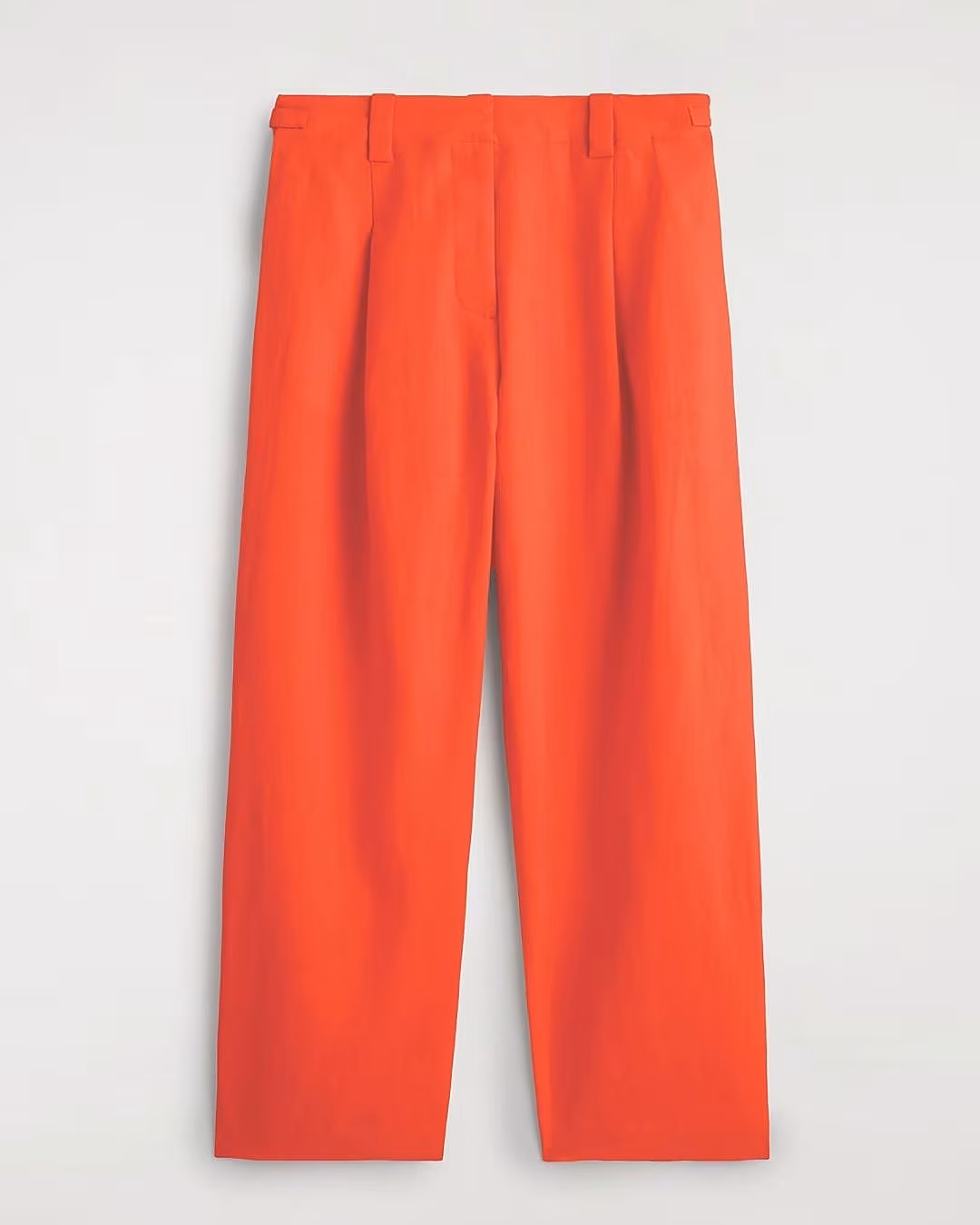 Orange linen trousers Cos