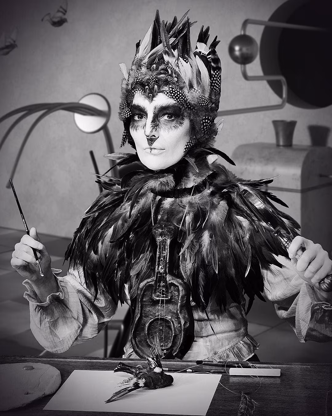 Aideen Barry, 'The Creator of Birds, After Varo'