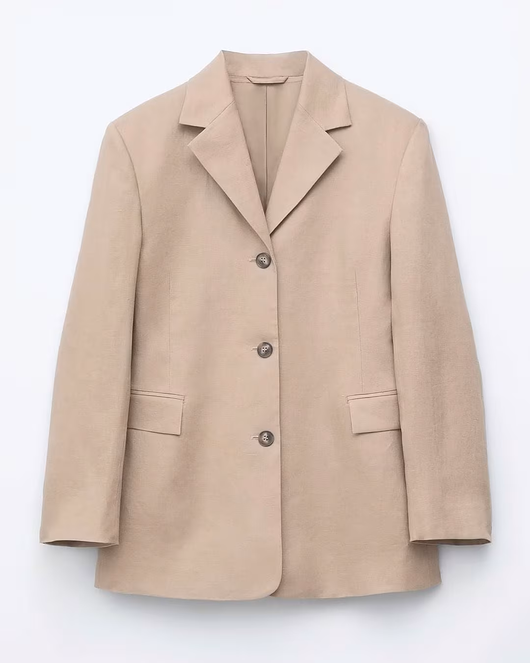 Beige linen blazer & Other Stories