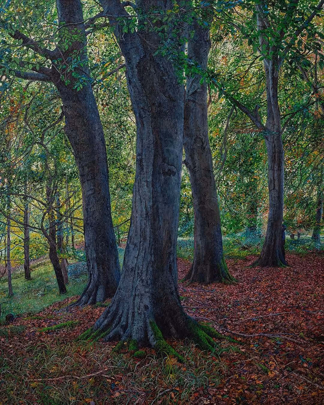 Jonathan Dickson, 'Theo (Almost) Hiding Behind a Tree in the Phoenix Park'.