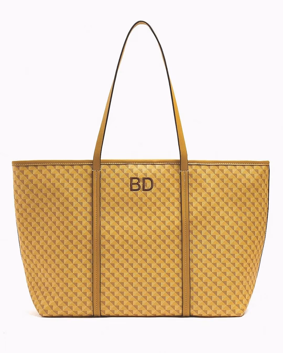Yellow monogram tote parfois