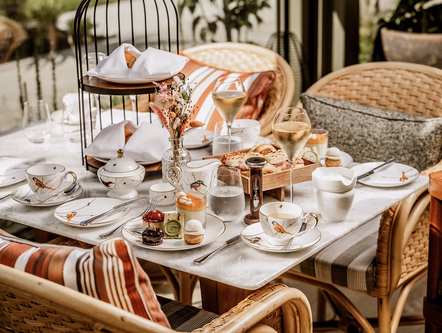 Champagne Afternoon Tea in the Aviary
