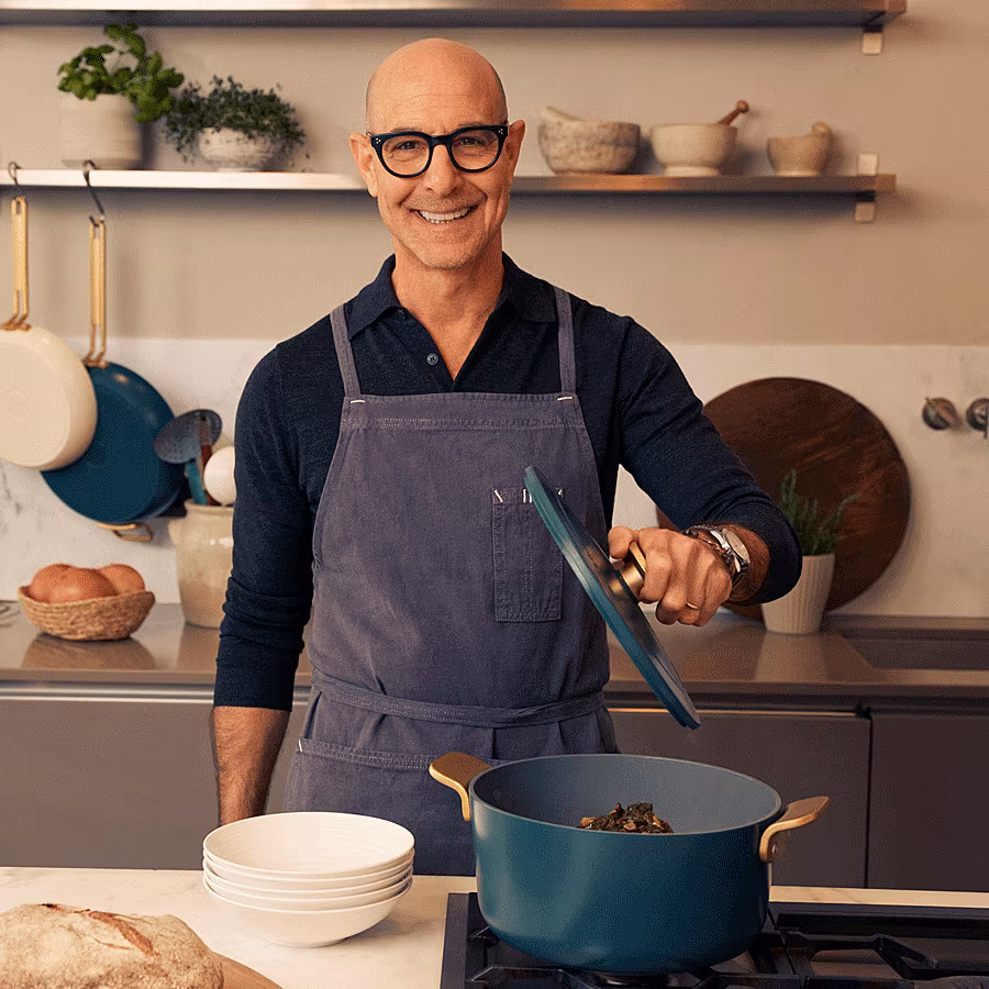 Stanley-Tucci-GreenPan-kitchen