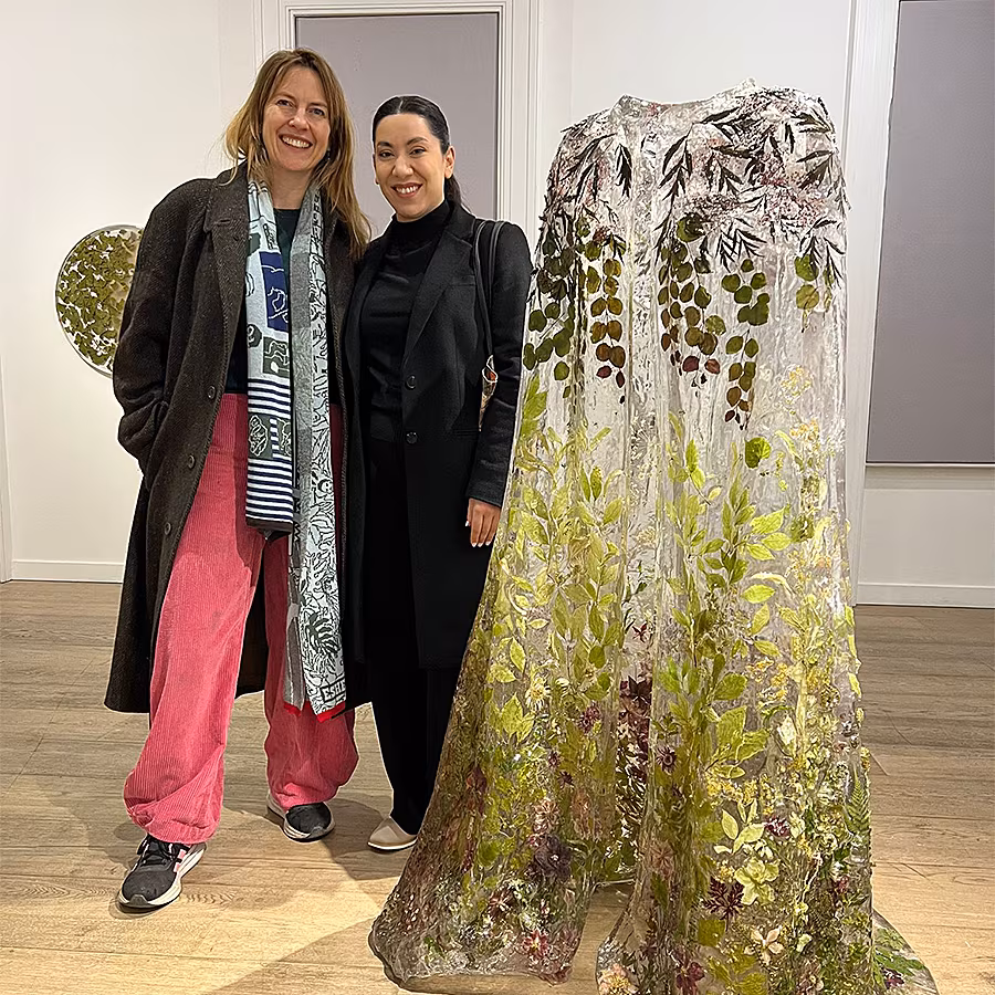 1.-Sasha-Sykes-with-Sarah-Doherty-of-Burtown-House-at-the-RHA.-Photo-by-Ruth-O'Connor.