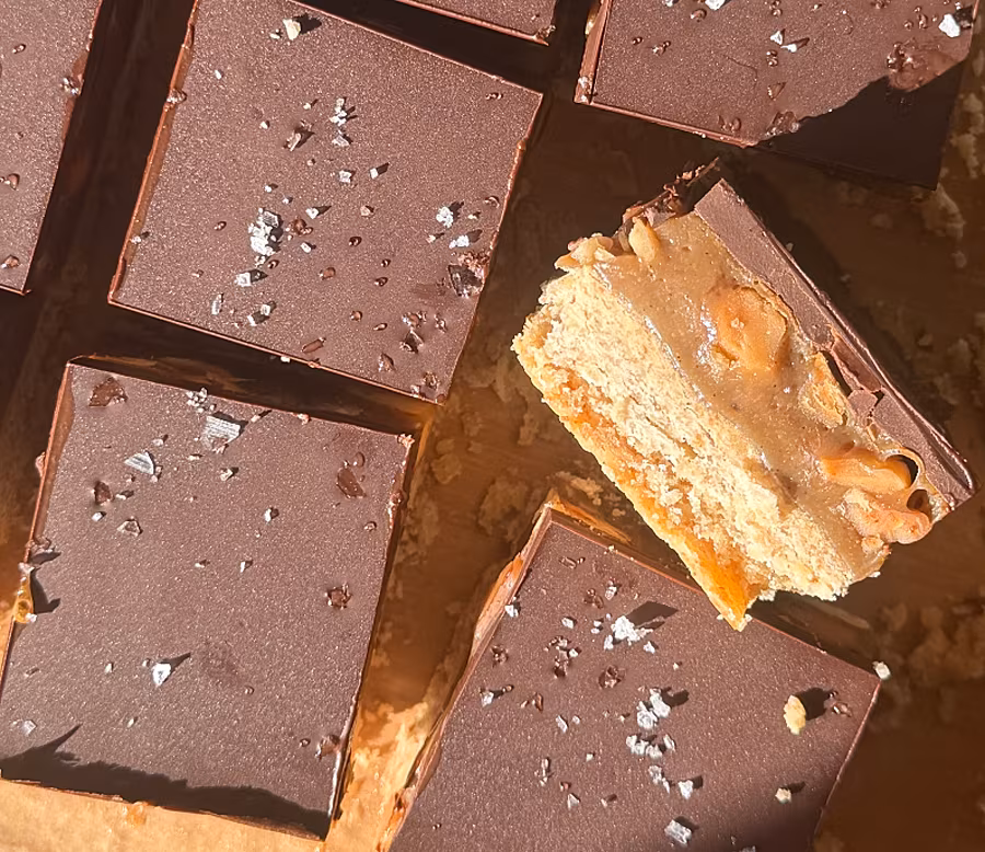 Macadamia-Caramel-squares