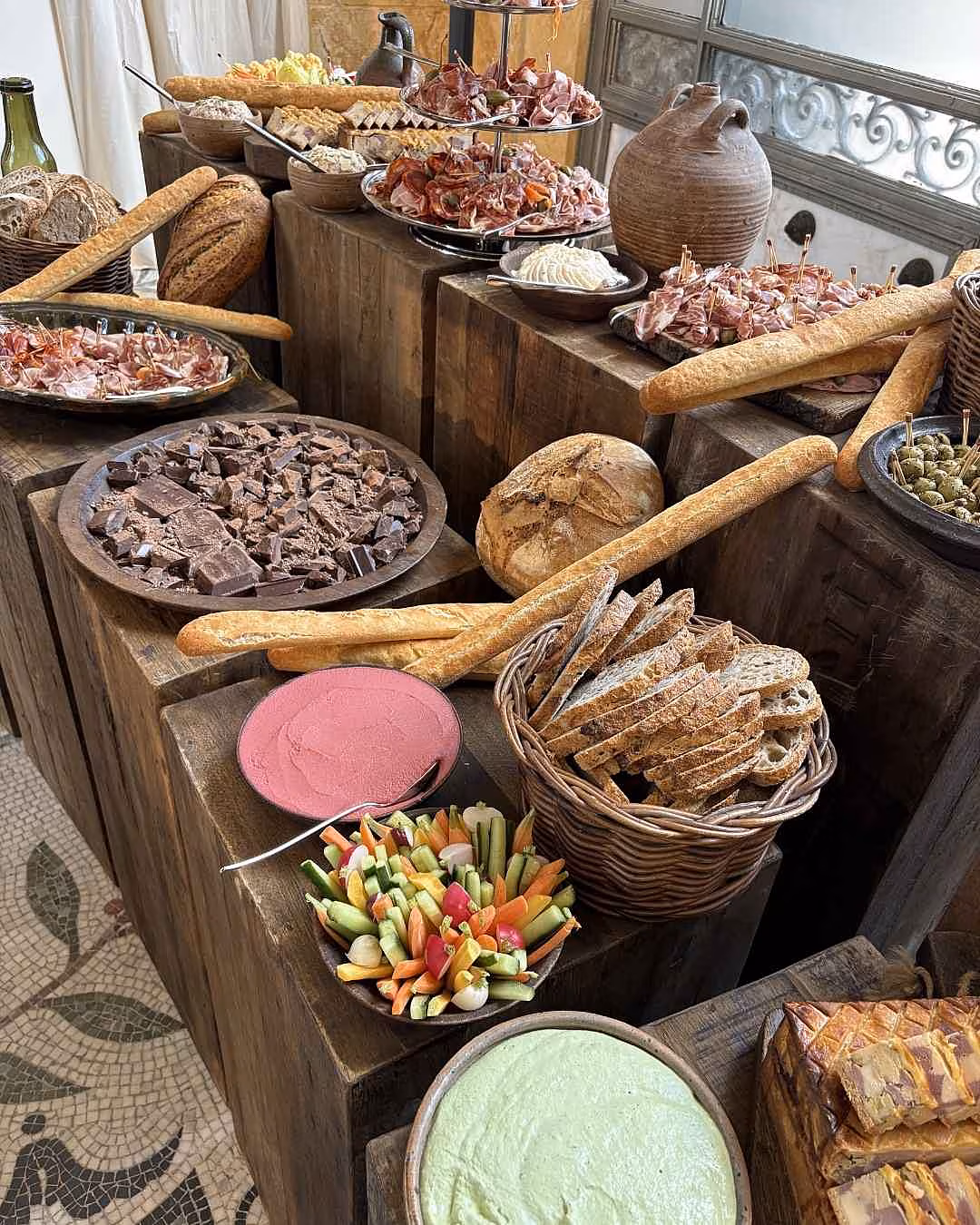 Alain Ducasse catering at Gabriela Hearst