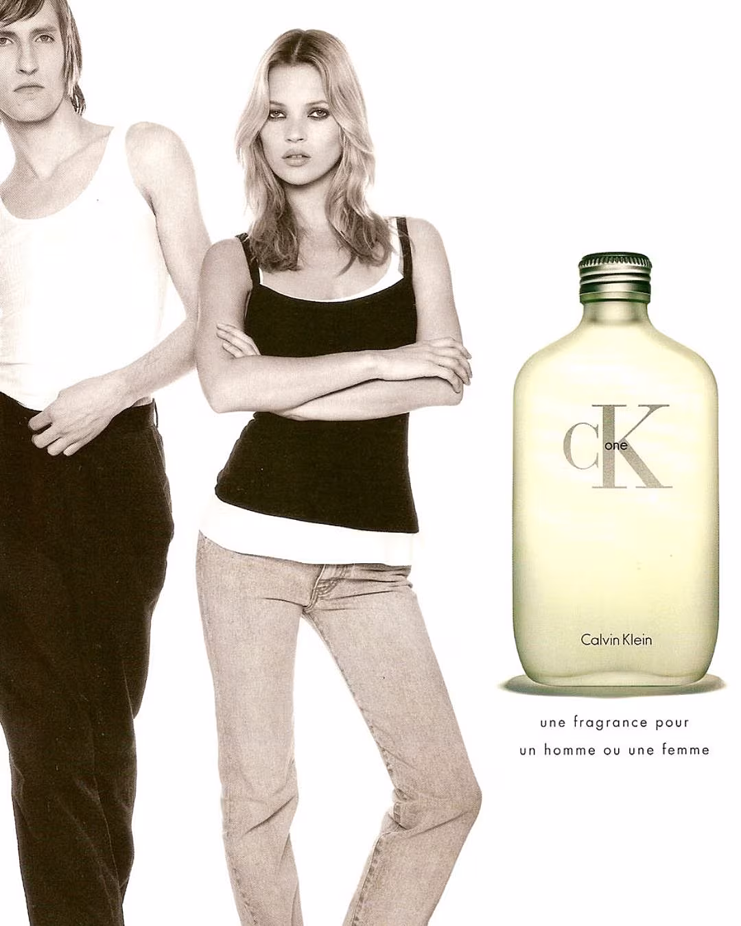 CALVIN KLEIN CK ONE FRAGRANCE SS 1995