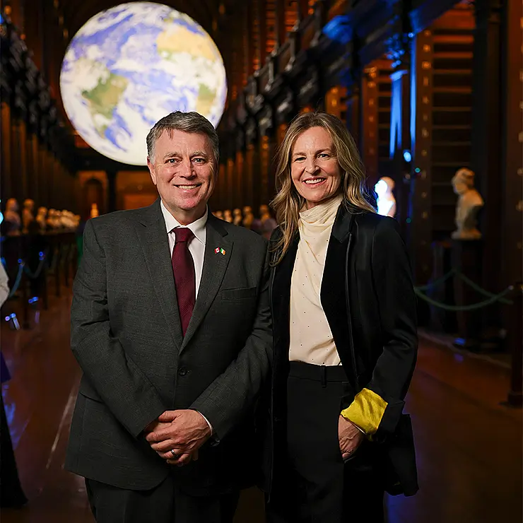 Ambassador of Canada to Ireland Dennis King and Alannah Weston