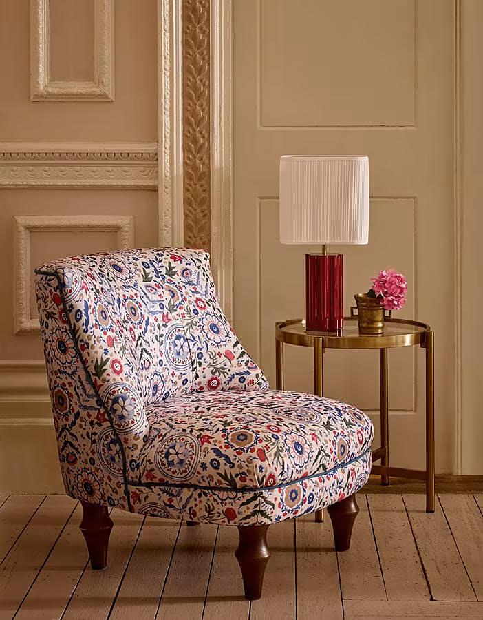 Joules-Thornton-Floral-Accent-Chair-in-Festival-Floral-Blue,-available-exclusively-at-DFS