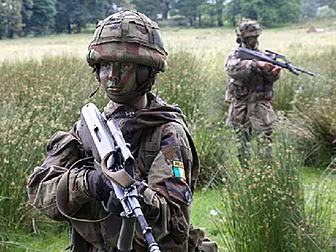 Irish troops Syrian deployment...
