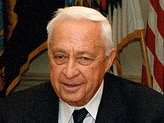 Former Israeli PM Ariel Sharon...