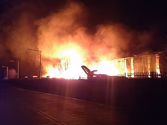 FIRE CREWS STILL FIGHTING MAJO...