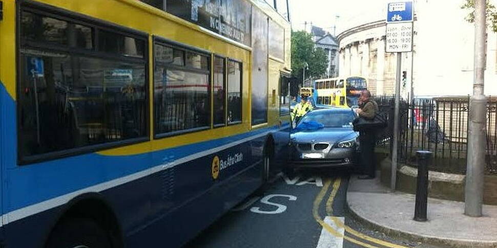 Garda injured in Dublin car cr...