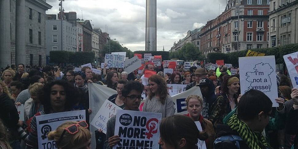 Over 1,000 protest at abortion...