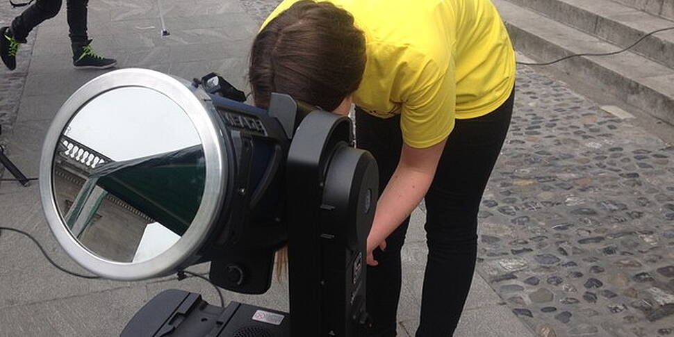 Thousands watch solar eclipse