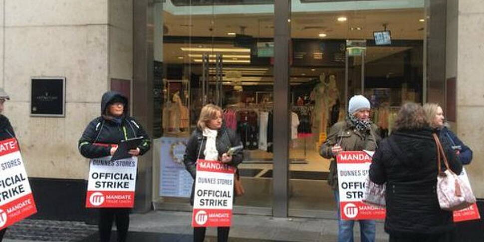 Dunnes staff start 24 hour str...