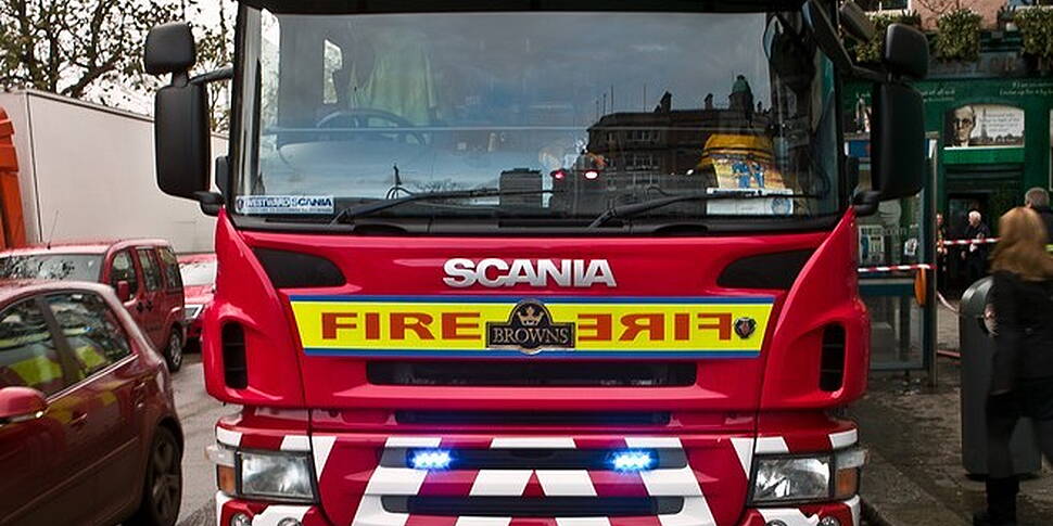 50 fire crew tackle Dublin bla...