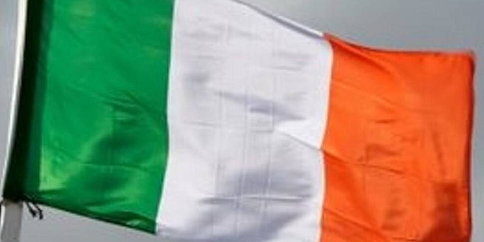 Irish flag flown over Stormont...