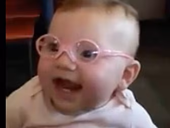 Adorable Baby Sees Clearly For...